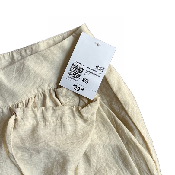 Forever 21 Cream Wide Leg Pants - Picture 7 of 14